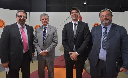 Da esq.: Florestan Fernandes Júnior, Flávio Castelo Branco, Gabriel Squeff e Jackson de Toni