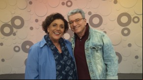 Leda Nagle e Edney Silvestre